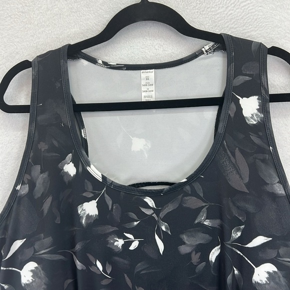 Marika Margo Active Dress Women’s 3X Black/Gray/White Pockets Poly/Spandex - Picture 3 of 11